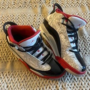 Jordan Sneakers - Red, Black, White